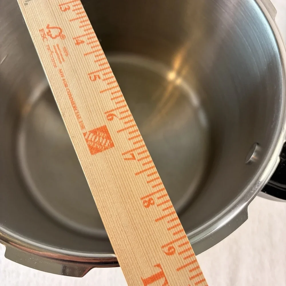 Presto Vintage 6-Quart Stainless Steel Pressure Cooker - Model 409A Stovetop 90s